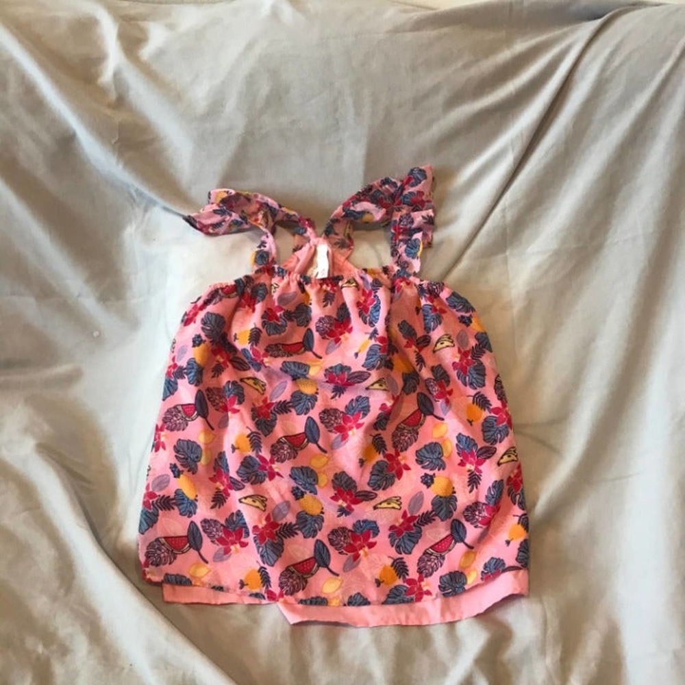 Lefties Girl's Flower Print Blouse